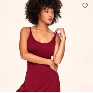 🆕 Adore Me Suzie Deep Red nightgown chemise sleepwear NWT